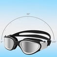 thumbnail image 2 of Anti-fog Hd Electroplated Competition Goggles Adult Silicone Model Waterproof Goggles Swimming Goggles, 2 of 3