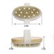 thumbnail image 5 of 2 Pcs Dry Brushing Body Brush Bath Brush Natural Bristle Gentle Exfoliating For Softergentle Massage Nodes For Treatment Improves Lymphatic Function, 5 of 5