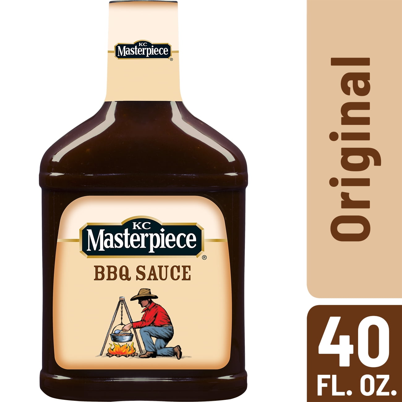 KC Masterpiece Original Barbecue Sauce, 40 Ounces