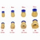 thumbnail image 2 of Lote 50pcs PCF Female neumático Conector rápido Ajuste 4-M5 4-01 6-01 6-02 1/8 / 1/4 3/8 1/2 hilo para tubo 4mm 6mm 8mm 10mm 12mm, 2 of 5