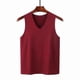 thumbnail image 3 of Qarigey Ropa interior sin mangas para hombres Chaleco deportivo de ajuste a la moda Amigable con la piel Cuidado fácil Muchos colores Underwaist Fitness Camisetas Rojo XL 115-125 Libras Qarigey AP013342-03, 3 of 6