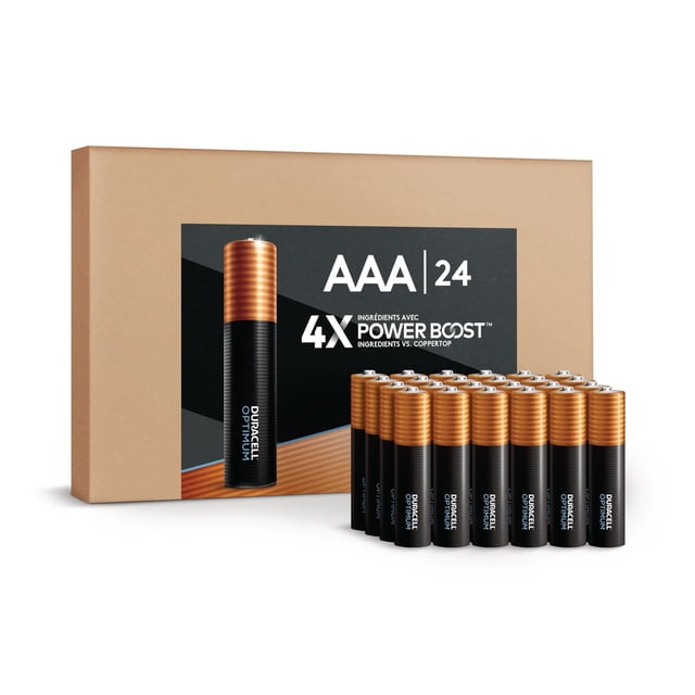 Batería Duracell Optimum AAA de 24 unidades, paquete de 1