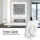 thumbnail image 4 of Reloj de ducha digital LCD, reloj de baño Reloj de ducha impermeable Temporizador Temperatura Humedad Reloj de ducha de pared Temporizador de cocina (Blanco), 4 of 5