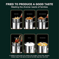thumbnail image 5 of Frying Pot Deep Fryer Pot with Basket Stainless Steel Deep Fryer for Frying Fish Shrimp Chicken and Fries, 5 of 8