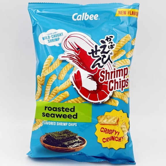 Calbee Shrimp Chips - Roasted Seaweed Flavored 3.3oz/(94g)