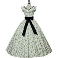 thumbnail image 3 of Gone with The Wind Scarlett O'Hara Dress Floral Dress Ball Gown 19 Century Women Dresses, 3 of 7