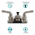 thumbnail image 3 of Dura Faucet Classical RV Lavatory Faucet w/ Diverter - Brushed Satin Nickel, 3 of 8