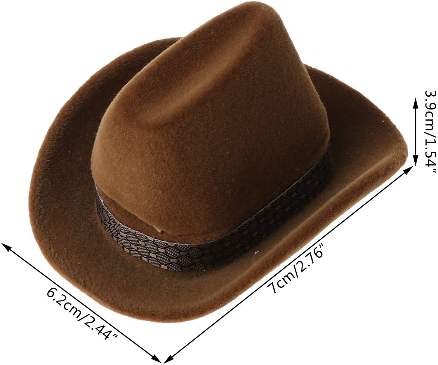Creative Cowboy Hat Shape Rings Box 