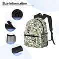 thumbnail image 3 of Fuzoiu Skull with Cash Print School Backpack for Teens,Large Bookbag,Lightweight Laptop Bag for Travel, Work, School & Outdoor Adventures, 3 of 6