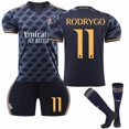 thumbnail image 1 of Real Madrid Away Football Shirt for Kids 2023-2024 No. 11 Rodrygo No. 11 No.11, 1 of 1