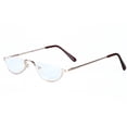 thumbnail image 4 of Agstum Half Moon Readers Spring Hinge Reading Glasses Single Vision (+1.25, Gold), 4 of 4