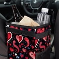 thumbnail image 6 of LOVE Foldable Car Trash Bin with Lid and Leak-proof Hanging Storage Bag Mini Trash Can Car Garbage Can, 6 of 6