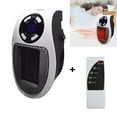 thumbnail image 1 of Portable Electric Heater Plug In Wall Heater Mini Household Radiator Remote 500w, 1 of 3
