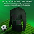 thumbnail image 3 of Football Soccer Goalkeeper Training Pants Goalie Jerseys Kit Clothing Knee Elbow Padded All-round Alveolate Protector Gear, 3 of 7