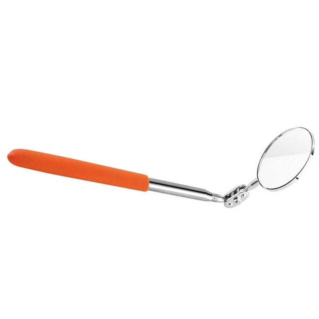 Round Inspection Mirror Hand Tool, Car Telescopic Inspection Mirror Extending Detection Round Lens Hand Tool