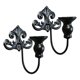 thumbnail image 2 of 2 candelabros de pared para pasillo, decorativos, rústicos, para Negro, 2 of 9