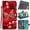 Color-29, variant on Leather For Samsung Galaxy A37 5G / A36 5G Wallet Case Crystal Material Painted Animal&Flowers&Hearts Pattern, Wallet For Women Men Card Holder Magnetic Clasp Kickstand Folio Case With Hand Strap