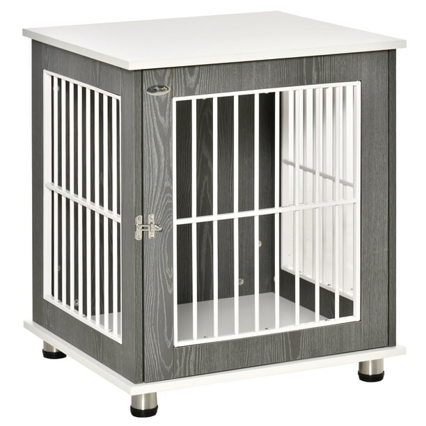 cage de propreté avec meuble pour chiot ou petit chien
