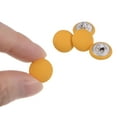 thumbnail image 4 of Uxcell 30pcs 18L Fabric Cloth Covered Button 11.5mm Metal Shank Round Sewing Buttons for Suits Dress Blouses, Yellow, 4 of 5