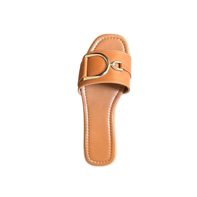 sandalia casual c san crispin para mujer, 709 con correa ajustable negro talla 22 sandalia plana negra con tira ancha superior y correa ajustable con hebilla, plantilla acolchada y costura perimetral visible, vista cenital sobre fondo blanco, ligera y cómoda, adecuada para uso diario y looks casuales.