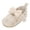 Beige, variant on Ticikt Pattern Fashion Baby Sneakers with Cute Bow Decoration Hook Loop Non Sole for Toddler First,Color:Beige,6-12 Months