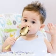 thumbnail image 4 of Juego de cubiertos para niños, cubiertos reutilizables para niños, incluye tenedor, cuchillo, cucharas de mesa para comer, 4 of 5
