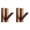 Brown*2, variant on VKLU 1Pc Foldable Wooden Wall Hook, Retractable Natural Wood Coat Hanger, Space Saving Decorative Peg for Entryway, Bathroom, Heavy Duty Flip Down Hook for Bags and Hats