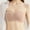 Khaki, variant on TEVEQ Strapless Bra for Women, Wireless Non-Slip Padded Bandeau Bra, Seamless Push Up Tube Top Bralette Womens Strapless Underwear Womens No Rings Summer Thin Non Slip Gather Tube Top Wrap Bra Bra