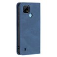 thumbnail image 3 of For OPPO Realme C21 / C20 Magnetic RFID Blocking Anti-Theft Leather Case with Holder & Card Slots & Wallet(Blue), 3 of 3