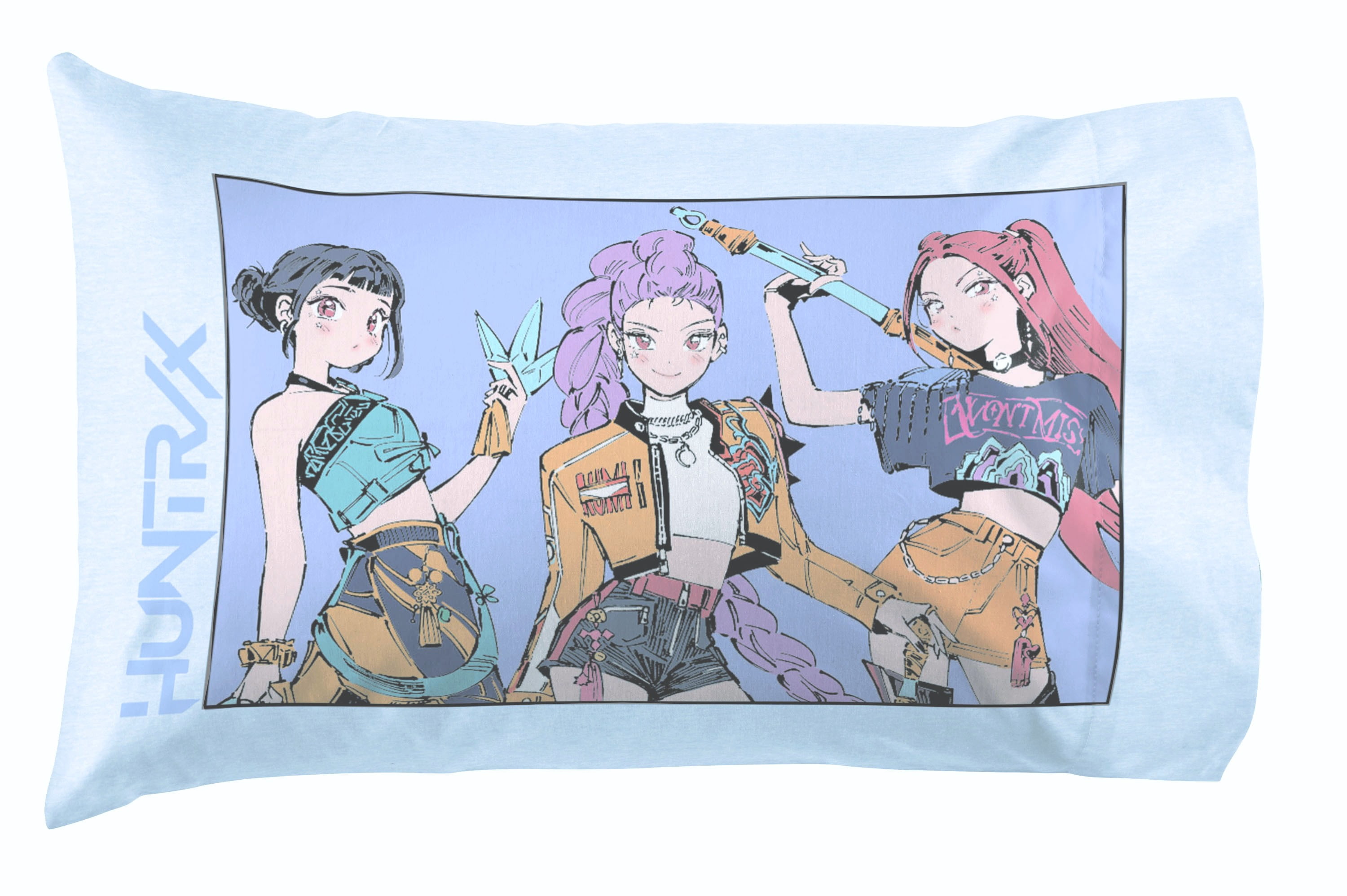 K-Pop Demon Hunters 2-Piece Twin/Full Reversible Comforter and Pillowcase Set