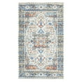 thumbnail image 5 of SAFAVIEH Saffron Coty Geometric Cotton Area Rug, Grey/Blue, 6' x 9', 5 of 5