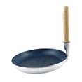 thumbnail image 1 of Sartén pequeña, mini sartén para huevos, mini sartén portátil novedosa con mango de madera para 17 cm Universal, 1 of 9