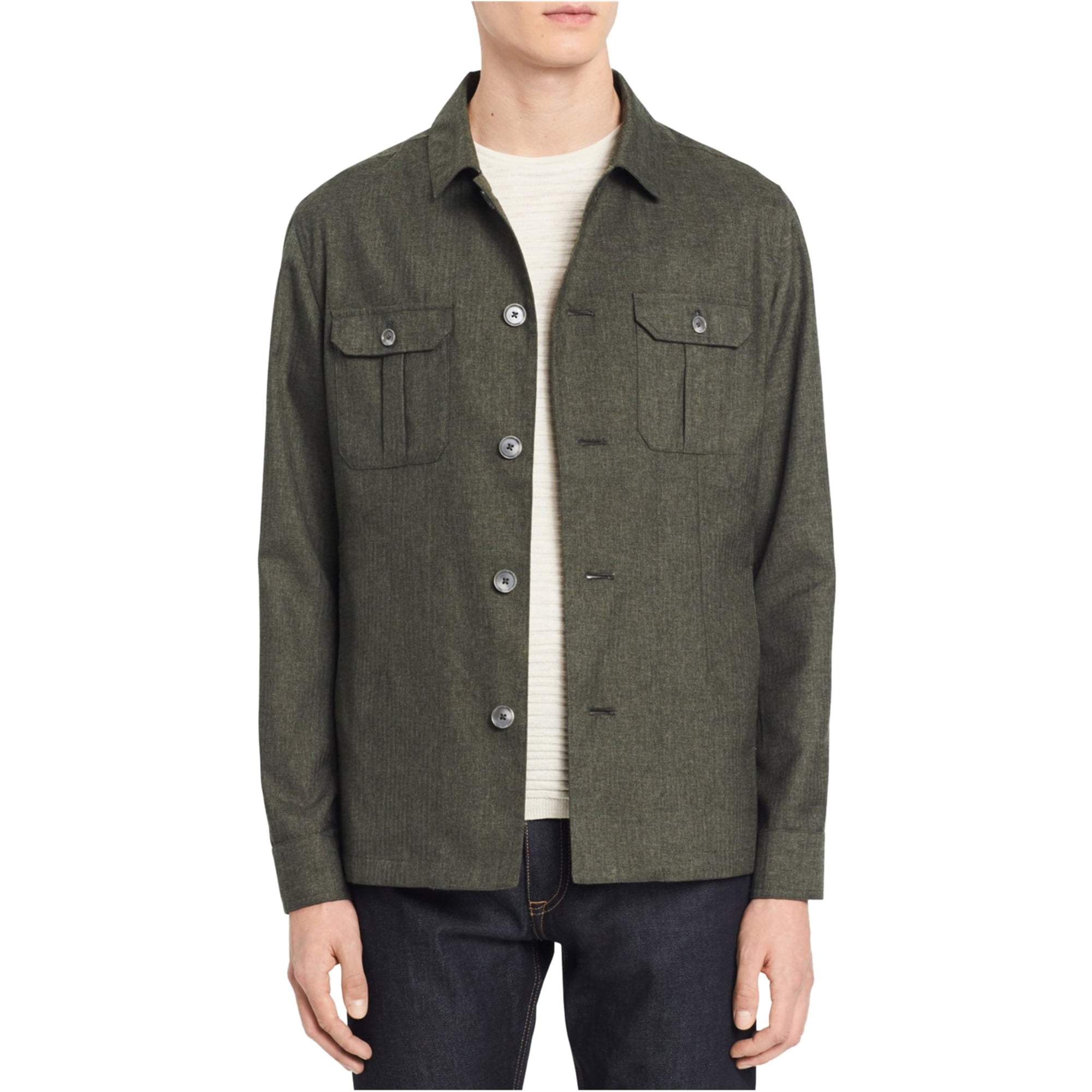 Army shirt jacket mens deals