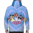 thumbnail image 6 of Unisex Men'S And Women'S Powerpuff Girls Hoodies 3d Fashion Digital Print Cartoon Pullover Hooded Sweatshirts With Pockets, 6 of 8
