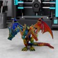thumbnail image 6 of KGJQ 3D Printed Dragon Figurine with Movable Joints, Flexible Articulated Dragon Toy, Desk Ornament, Creative Gift for Dragon Lovers, Boys, Desk Shelf Decor, 6 of 7