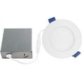 thumbnail image 1 of SHILIU-Bazz SLDSKB4W Kit d'Éclairage Encastré à Disque Mince Intégré, Dimmable, Energy Star, Emplacement Humide, 4-en, Blanc Mat, 1 of 4
