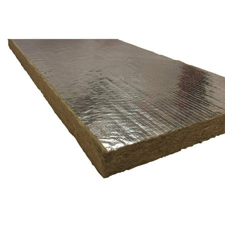 Foil Lined Insulation Insulation, Wool, Foil Backing, Price For: Each Standards: ASTM C612 Type 1VB, E136, E84, C665, C795 Stainless Steel, Chemically Inert Item: High Temperature.., By Roxul Ship from US ()
