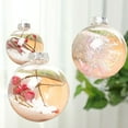 thumbnail image 4 of Happy Date 2Pcs Christmas Bulb Ornament Balls Clear Plastic Glass Ball Craft Baubles Ornaments Fillable Unbreakable Shatterproof Hanging Tree Ornaments Snow Berry Pine Filling Ornaments, 4 of 8