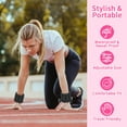 thumbnail image 4 of LTECARP Adjustable Ankle & Wrist Weights for Women & Men, 1/2/4 lbs Silicone Design with Comfort Fit - Arm/Leg Workout Weights for Gym, Pilates, Yoga, Walking, Barre, Dance, 4 of 7