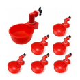 thumbnail image 1 of 6 bebederos automáticos para pollos, cuencos, cuencos de plástico, dispensadores de agua para aves de corral, vasos automáticos de agua potable para pollitos, codornices, patos y pájaros, 1 of 5