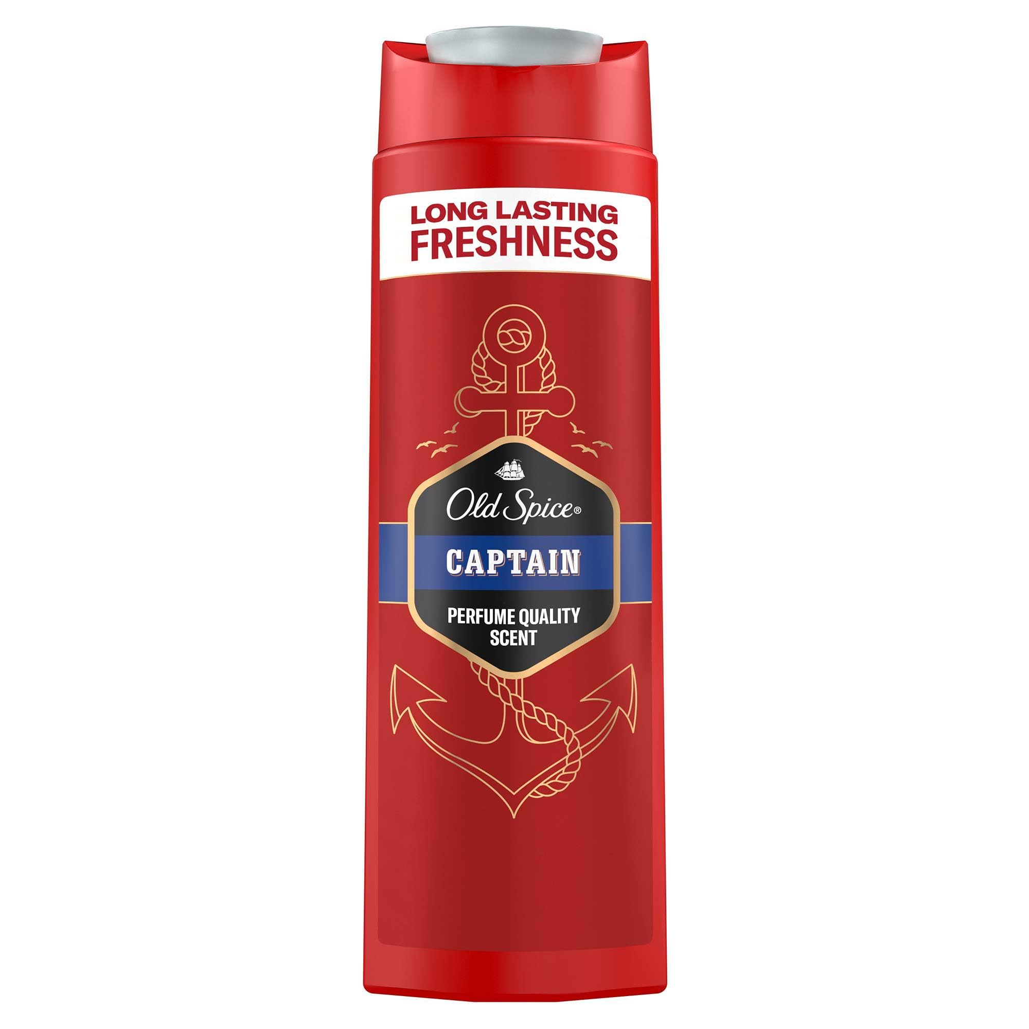 fourthline Captain Shower Gel and Shampoo for Men, 400 ml