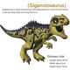 thumbnail image 1 of Jurassic Dinosaur World Giganotosaurus Monterade byggstenar Djurleksaker Figurer Barn Jul Födelsedagspresenter- Perfet, 1 of 1
