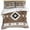Brown, variant on Gray Beige Boho Duvet Cover Set, Ethnic Tribe Southwestern Vintage Soft Duvet Cover Queen Size Bedding Set 4 Pieces, 1 Quiltcover and 2 Pillowcases with Zipper, 1 Bed Sheet for All Seasons