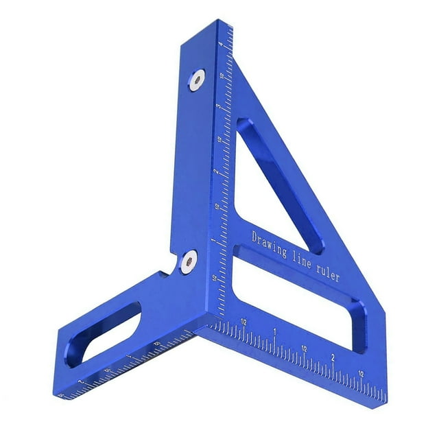 Woodworking Square Protractor, Sturdy Aluminum Alloy, Anodized Design, Thickened, Square Protractor, Versatile Tool for Measuring, Ideal
