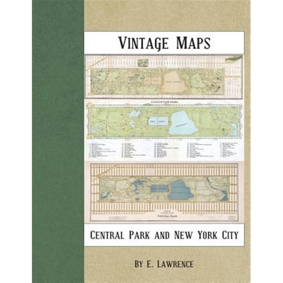 Pre-Owned Vintage Maps : Central Park and New York City (Paperback)
