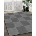 thumbnail image 3 of Ahgly Company Tapis d'Intérieur Lavable en Machine Carré Gris Transitionnel, 7 Pieds Carré, 3 of 7