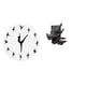 thumbnail image 1 of Reloj de pared,Reloj de pared con bailarina,reloj decorativo colgante.,Figura de mesa,Estantes de sujetalibros Estatua de sujetalibros,Sujetalibros decorativos para libros pesados, 1 of 8