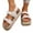 White, variant on HCNTES Women's Raffia Platform Wedge Sandals Open Toe Slingback Sandals Adjustable Double Strap Beach Sandals(12,White)