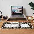 thumbnail image 4 of XXL Mouse Pad,Leopard Mouse pad,Cheetah Print Decor,Brown Mouse pad,XL Mouse Pad,Large Mouse pad for Desk,Desk pad,Gaming for Office Home 31.5 * 11.8 inches, 4 of 6