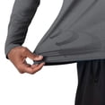 thumbnail image 3 of Men's Long Sleeve Shirts UV UPF 50+ Sun Protection Quick Dry Shirt Rash Guard Mesh Fishing Athletic T-Shirts Dark Gray L, 3 of 8